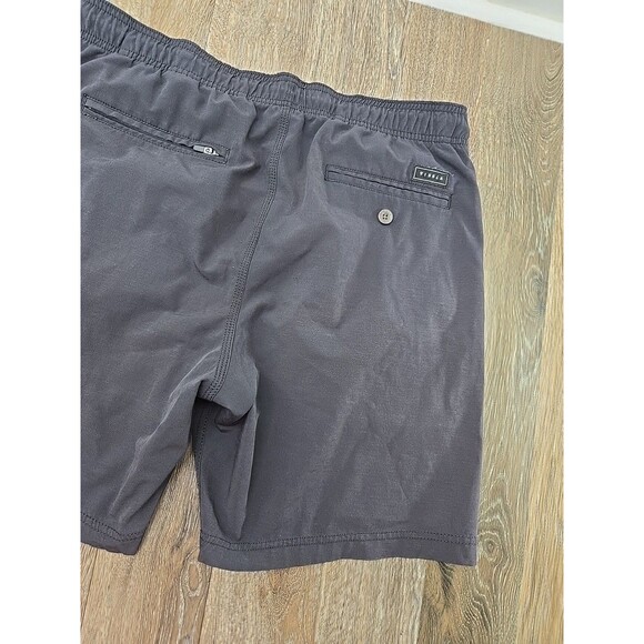 Vissla Eco-Lastics Surf Trunk Men's Large Dark Gray 7.75" Inseam 4 Way Streatch - Picture 9 of 9